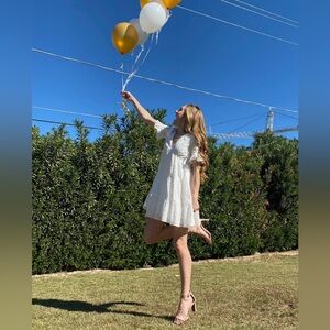 Petal & Pup White Eyelet Dress